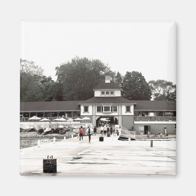 Imán Dock View Lakeside Chautauqua, Ohio (Frente)