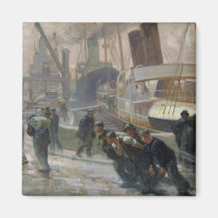 Imán Dockers de Liverpool en Dawn, 1903