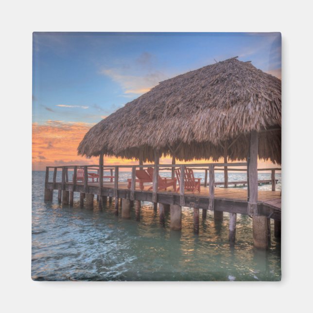 Imán Dockside Sunrise (Frente)