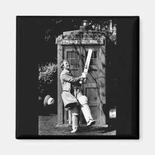 Imán Doctor Who Peter Davison Críquet Tardis 1981 Tanqu