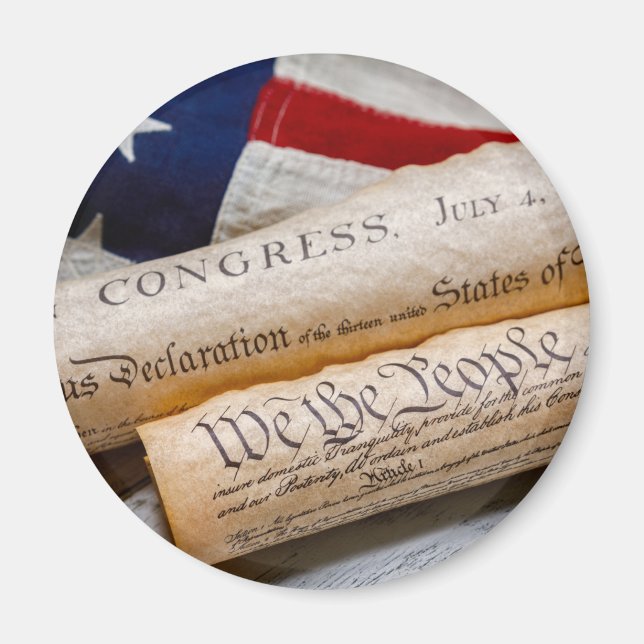 Imán Documentos de fundación de EE. UU. (Frente)