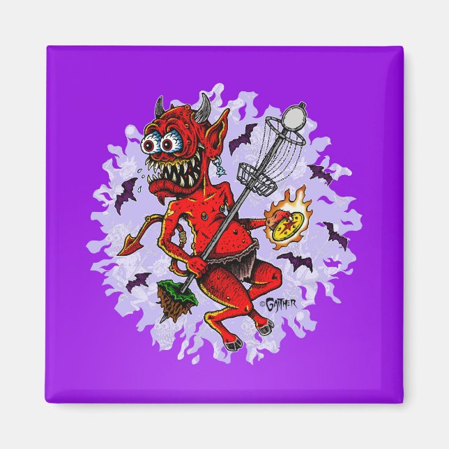 Imán DOD - Golf en disco (Frente)