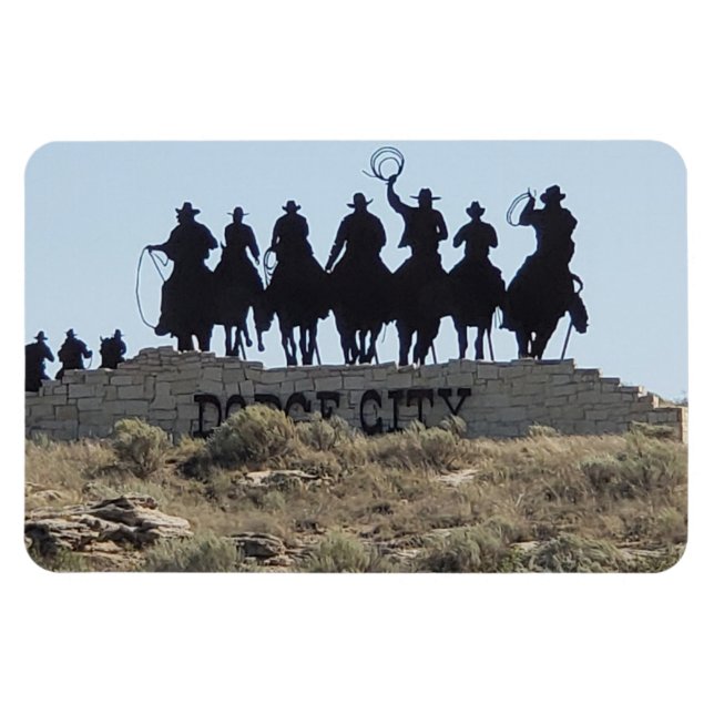 Imán Dodge City, Kansas - Wild West Town (Horizontal)