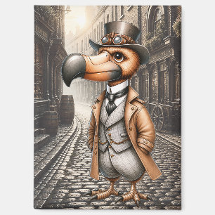 Imán Dodo Steampunk Victoriano en Callejón de Londres