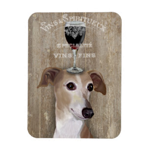 Imán Dog Au Vin Greyhound