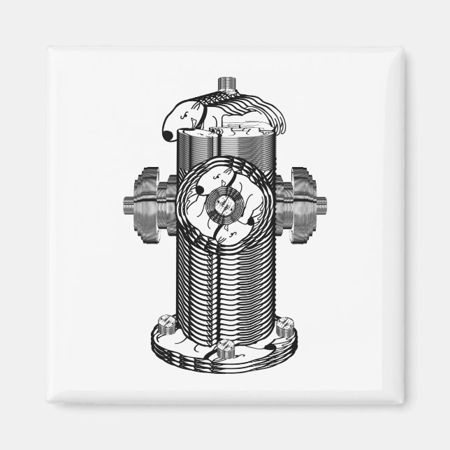 Imán Dog Hydrant (Frente)