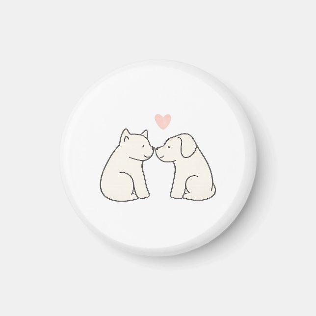 Imán Dog Love (Frente)