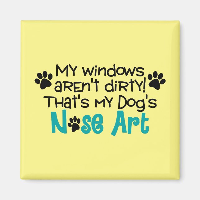 Imán Dog Nose Art (Frente)