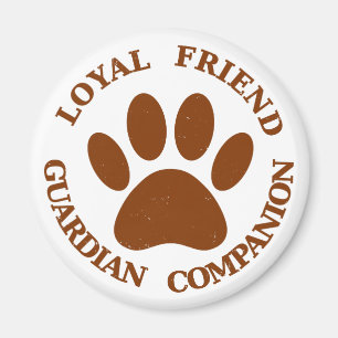 Imán Dog Paw Loyal Friend