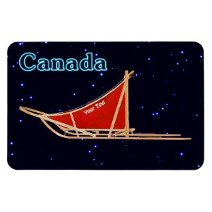 Imán Dog Sled - Canadá