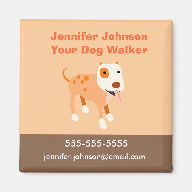 Imán Dog Walker Magnet (Frente)