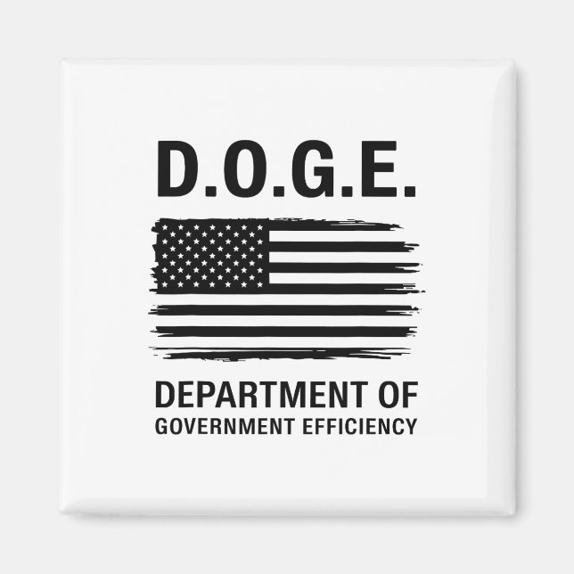 Imán Doge Departamento De Eficiencia Gubernamental (Frente)