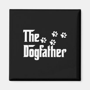 Imán Dogfather T Shirt Dad Fathers Day Regalo Perro Lov