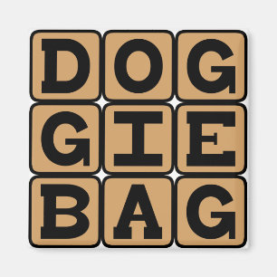 Imán Doggie Bag, Restaurant Leftovers