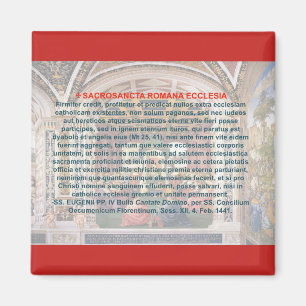 Imán Dogma de Fide "Ecclesiam adicional Nulla Salus "