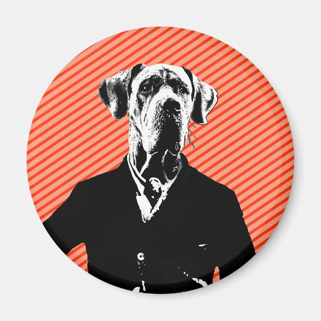 Imán Dogo Grande Gentil (Frente)