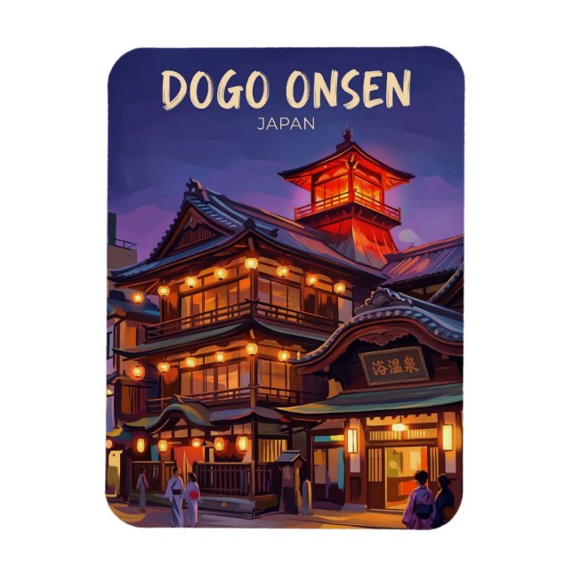 Imán Dogo Onsen Japón (Vertical)