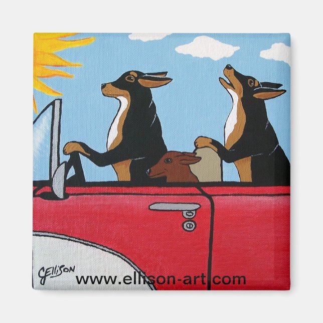 Imán Dogs Joy Ride Magnet (Frente)