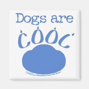 Imán DOGS son Guay Paw Print