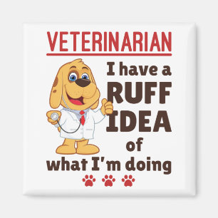 Imán Dogtor Ruff Idea Médica animal veterinario