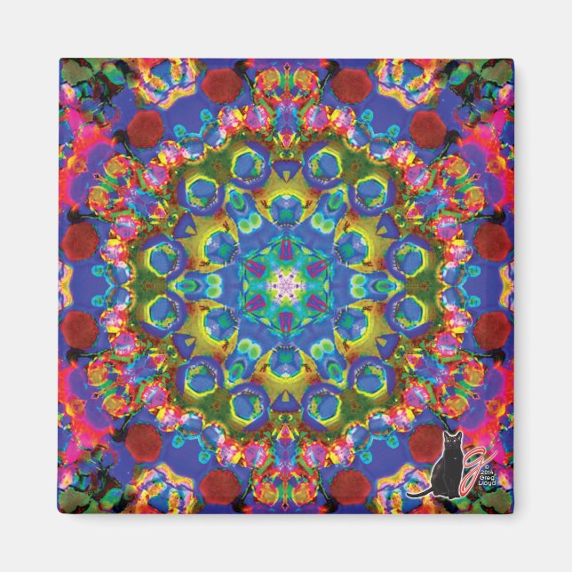 Imán Doily Kaleidoscope Magnet (Frente)