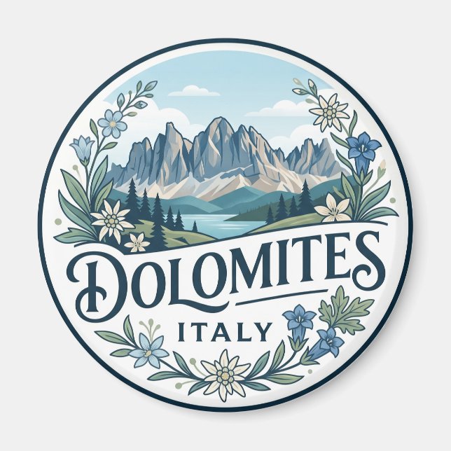 Imán Dolomitas Italia (Frente)