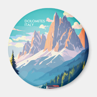 Imán Dolomitas Italia Viaje de cosecha