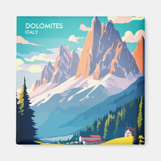 Imán Dolomitas Italia Viaje de cosecha