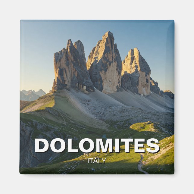 Imán Dolomitas Italia Viajes (Frente)