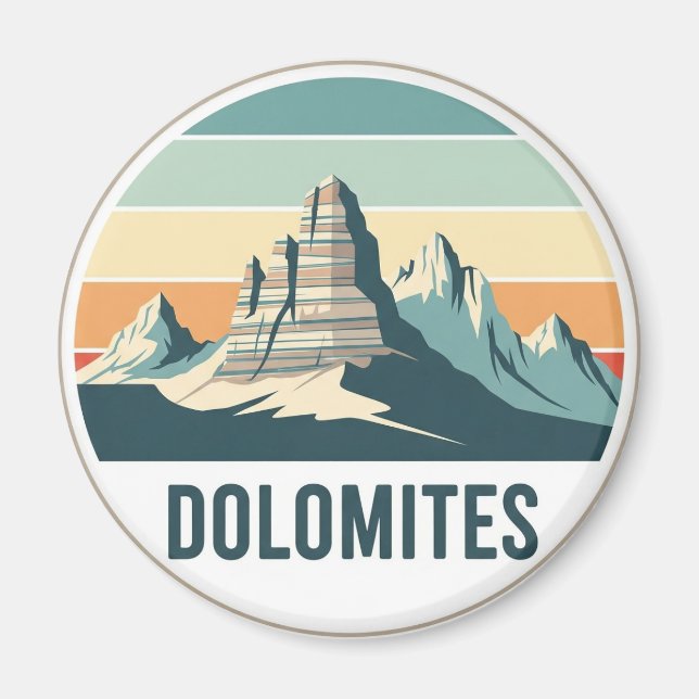 Imán Dolomitas Viajes Italia (Frente)
