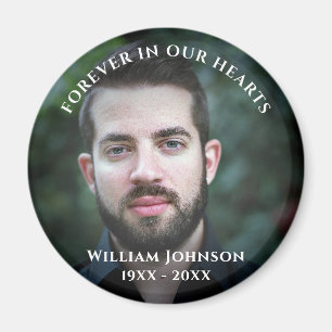 Imán Doloroso Recuerdo Celebración De La Foto De Un Per