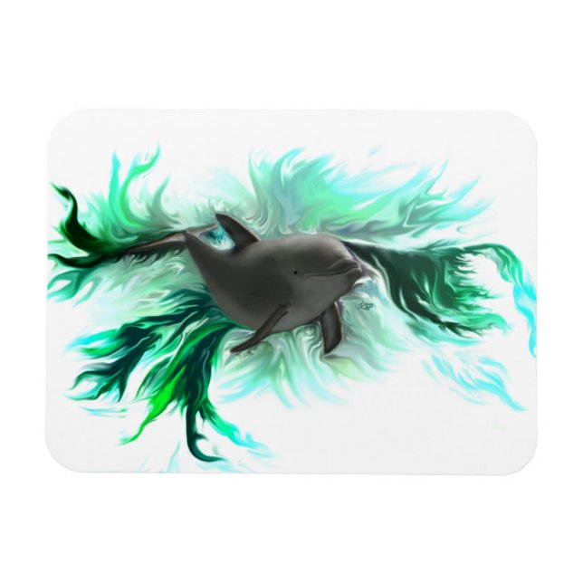 Imán Dolphin Baby (Horizontal)