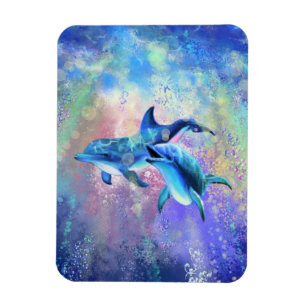 Imán Dolphin Couple Magnet