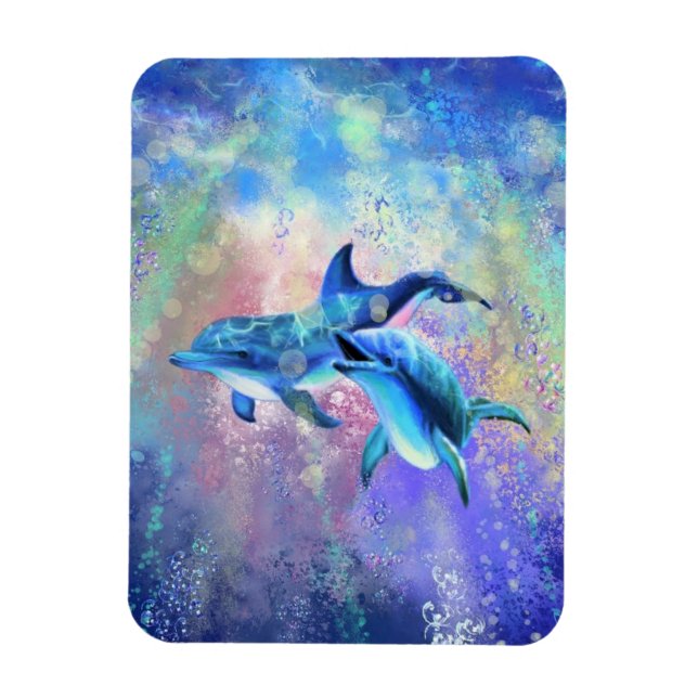 Imán Dolphin Couple Magnet (Vertical)