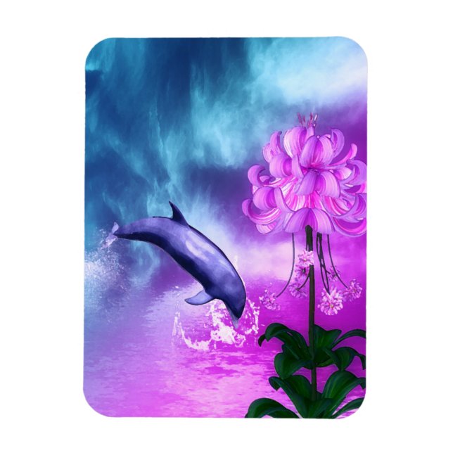Imán Dolphin de Fantasy (Vertical)