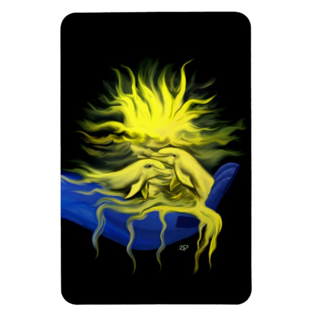 Imán Dolphin Love (Vertical)