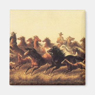 Imán Domando caballos salvajes por James Walker