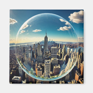Imán Dome Over Manhattan Año 2035