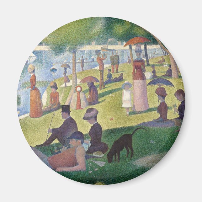 Imán Domingo en la pintura de La Grande Jatte Seurat (Frente)