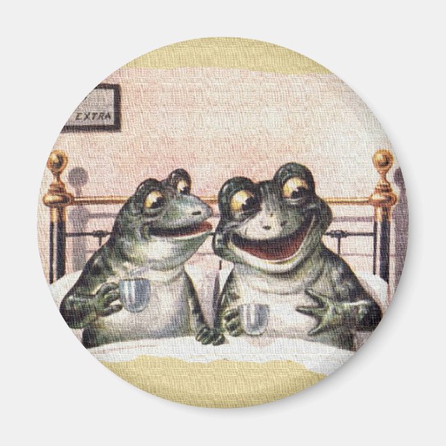 Imán Domingo perezoso mañana (Frente)