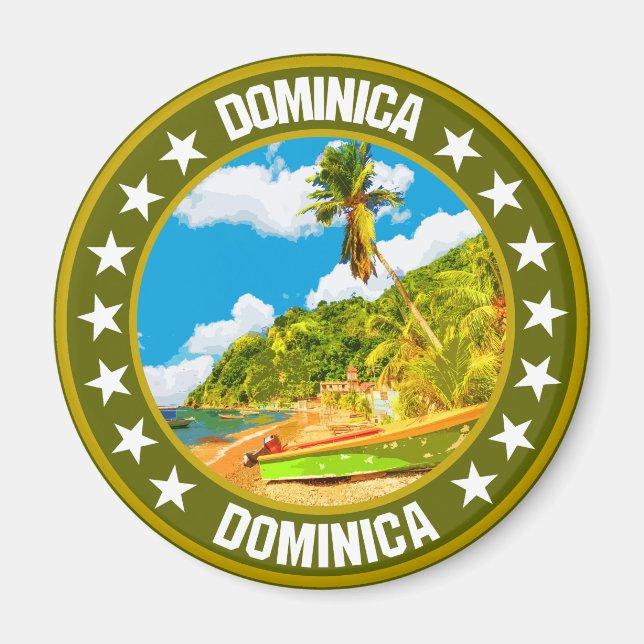 Imán Dominica (Frente)