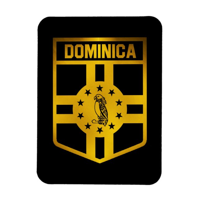 Imán Dominica Emblem (Vertical)