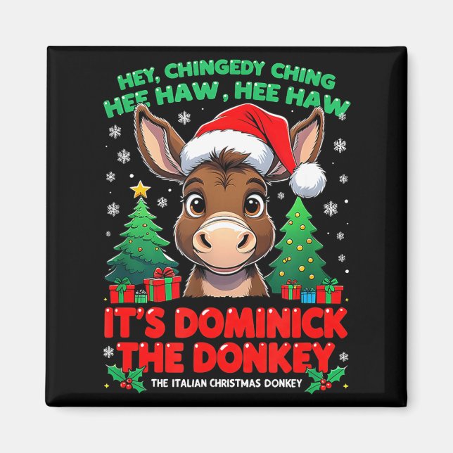 Imán Dominick Cheer Mi Burrito Sabanero Mexican Christm (Frente)