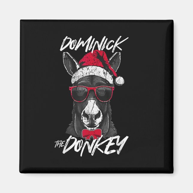 Imán Dominick Los Navidades Del Burro Son Divertidos (Frente)
