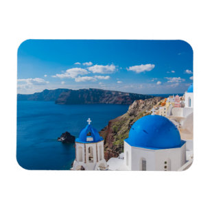 Imán Dominios azules de Santorini