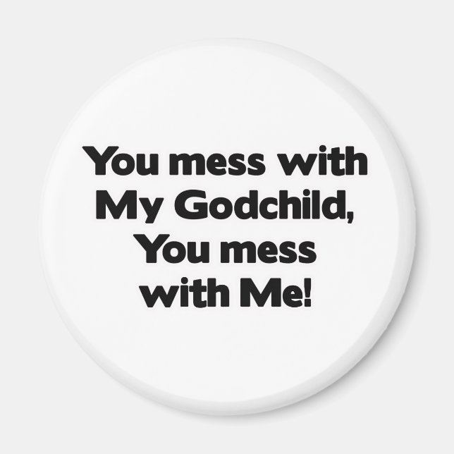 Imán Don&apos;t se mete con mi padrino (Frente)