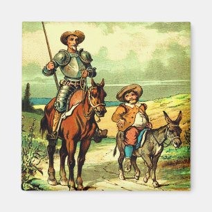 Imán Don Quijote y Sancho Panza