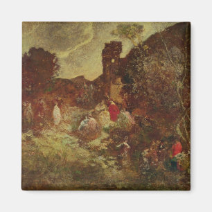 Imán Don Quijote y Sancho Panza, c.1865