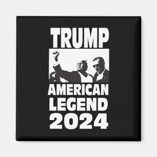 Imán Don Trump 2024 A Prueba De Balas Nunca Renuncie A