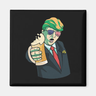 Imán Donald Afortunado St Pattys Trump Día de San Patri